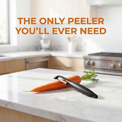 7.5"x0.8" Stainless Steel Vegetable Peeler, Classic Y Frame Potato Peeler with Hangable Loop