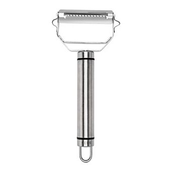 6.8"x3.3" Stainless Steel 3 in 1 Vegetable Peeler, Durable Potato Peeler with Ergonomic Handle