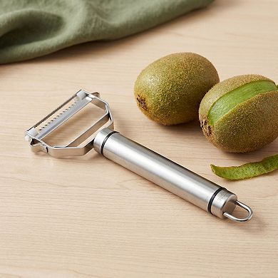 6.8"x3.3" Stainless Steel 3 in 1 Vegetable Peeler, Durable Potato Peeler with Ergonomic Handle