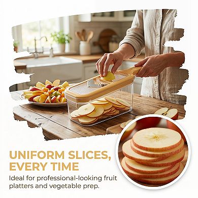 1 Pcs Mandoline Slicer for Kitchen Vegetable Chopper Multifunctional Cutter for Onion Cucumber