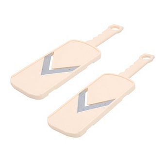 2 pc Mandoline Slicer for Kitchen, Vegetable Chopper Multifunctional Cutter for Tomato Onion