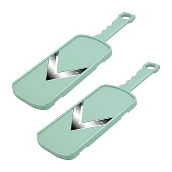 2 pc Mandoline Slicer for Kitchen, Vegetable Chopper Multifunctional Cutter for Tomato Onion