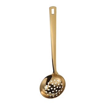 9.8"x3" 1 pc Cooking Spoon, Stainless Steel Kitchen Spoon Utensil for Home Cooking