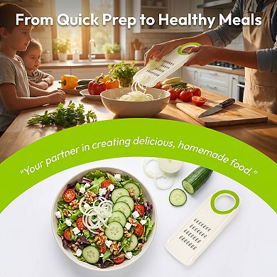 2 Pcs Mandoline Slicer for Kitchen, Vegetable Chopper Multifunctional Cutter for Onion Cucumber