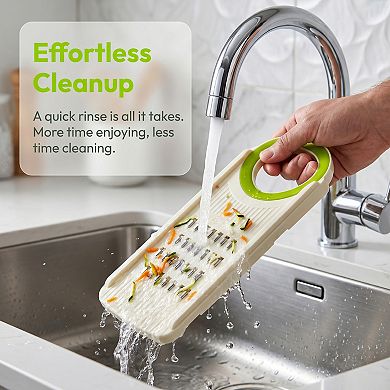 2 Pcs Mandoline Slicer for Kitchen, Vegetable Chopper Multifunctional Cutter for Onion Cucumber