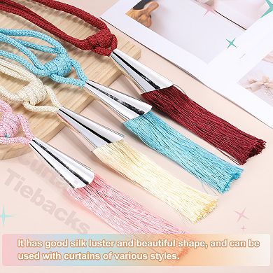 2Pcs Curtain Tassel Tiebacks, Curtain Tie Backs