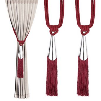 2 pc Curtain Tassel Tiebacks, Curtain Tie Backs