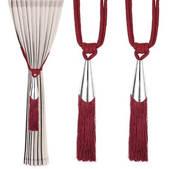 2 pc Curtain Tassel Tiebacks, Curtain Tie Backs