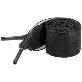 1 Pair Satin Ribbon Double Layered Flat Snow Yarn Shoe Laces for Women 78.74"