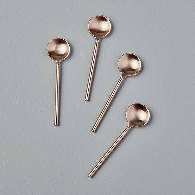 Rosé Thin Mini Spoons - Set of 4