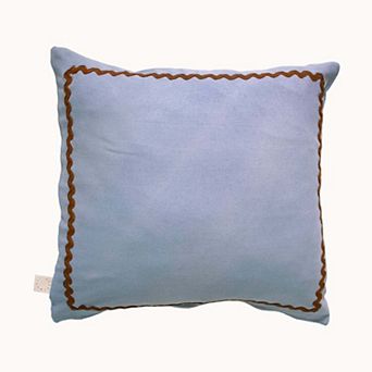Linen Pillow with Ric-Rac Trim