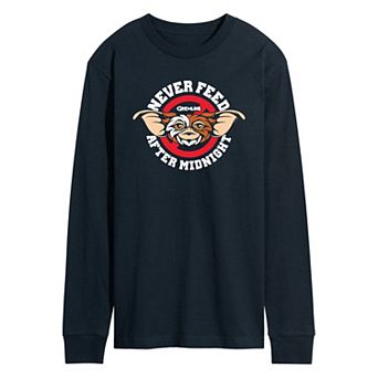 Men's Gremlins "Never Feed After Midnight" Long Sleeve Graphic T-Shirt