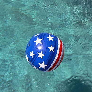 Americana Luxe 27” Jumbo Beach Ball Inflatable with American Flag