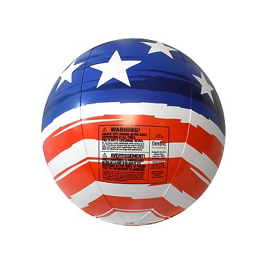 Americana Luxe 27” Jumbo Beach Ball Inflatable with American Flag