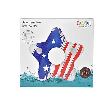 Americana Luxe 48" Star Shaped Pool Float