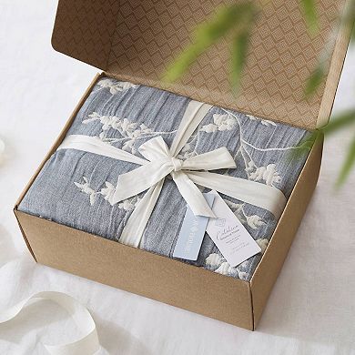Harbor House Catalina Botanical Cotton Jacquard Throw Blanket