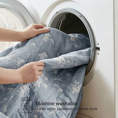 Harbor House Catalina Botanical Cotton Jacquard Throw Blanket