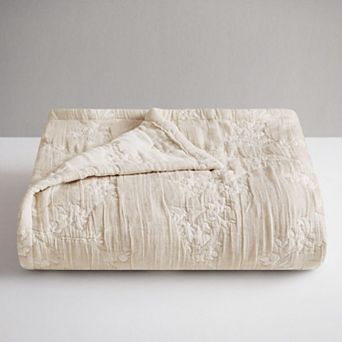 Harbor House Catalina Botanical Cotton Jacquard Throw Blanket