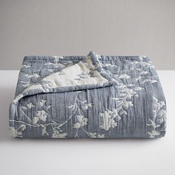 Harbor House Catalina Botanical Cotton Jacquard Throw Blanket