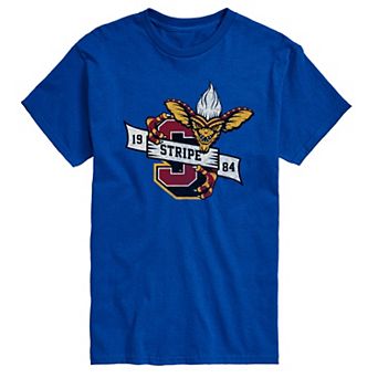 Men's Gremlins Stripe Vintage Collegiate 1984 Short Sleeve Graphic T-Shirt