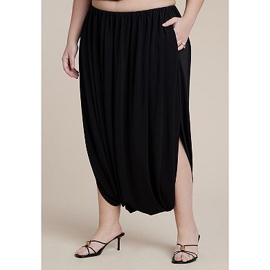 ELOQUII Women's Plus Size Super Draped Pant