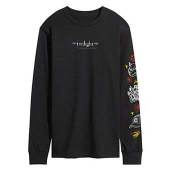 Men's The Twilight Saga Logo Graphic Long Sleeve Graphic T-Shirt