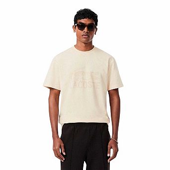 Lacoste Mens Logo Cotton T-Shirt