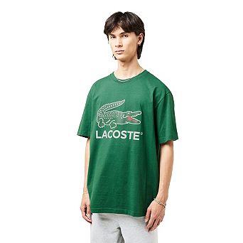 Lacoste Mens Crocodile Print Regular T-Shirt