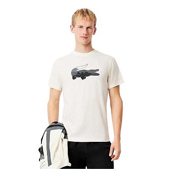 Lacoste Mens Crocodile Print Jersey T-Shirt