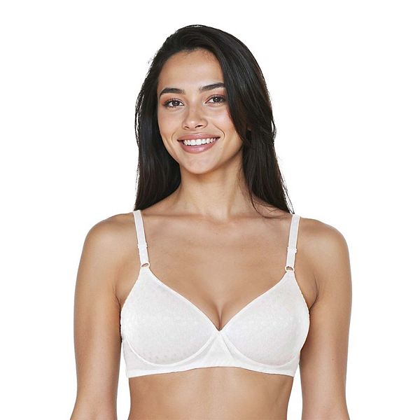 Bestform Patterned Wireless Cotton Bra with Light Padding 5006238