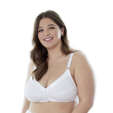Bestform Comfortable Unlined Wireless Cotton Bra with Front Closure 5006770