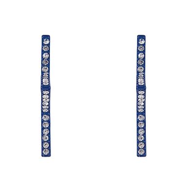 Hallmark Blue Star Hoop Earrings