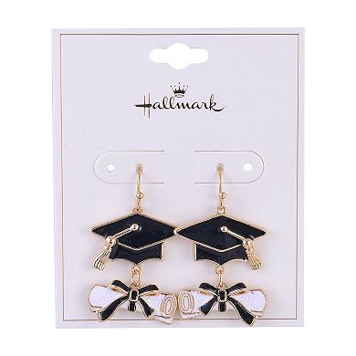 Hallmark Graduation Cap and Diploma Earrings