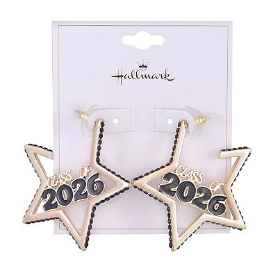 Hallmark Class of 2026 Star Hoop Earrings