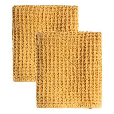 Waffle Turkish Cotton Kitchen & Guest Towel - Set of 2