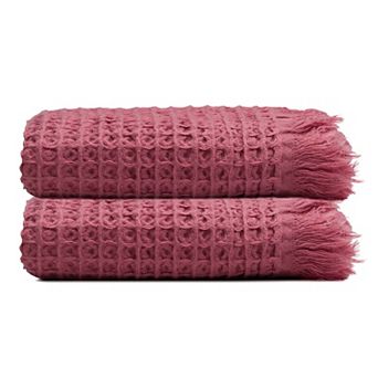 Waffle Turkish Cotton Kitchen & Guest Towel - Set of 2