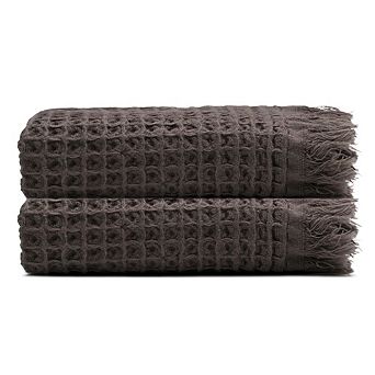 Waffle Turkish Cotton Kitchen & Guest Towel - Set of 2