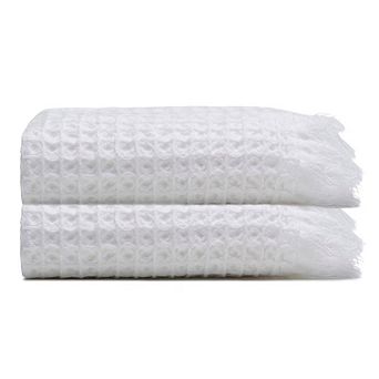 Waffle Turkish Cotton Kitchen & Guest Towel - Set of 2