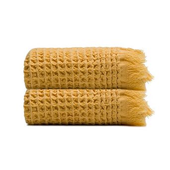 Waffle Turkish Cotton Kitchen & Guest Towel - Set of 2