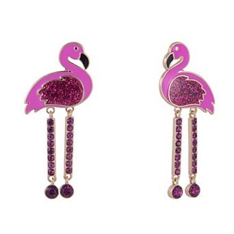 Hallmark Pink Flamingo Earrings