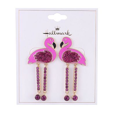 Hallmark Pink Flamingo Earrings