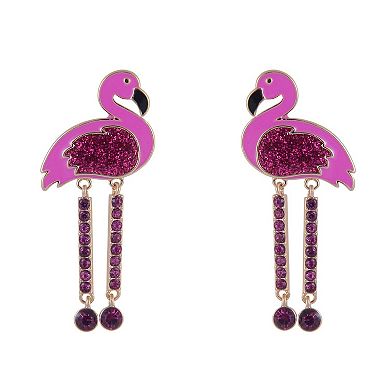 Hallmark Pink Flamingo Earrings