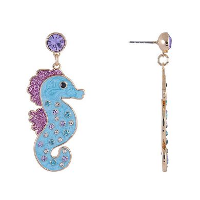 Hallmark Blue Seahorse Earrings