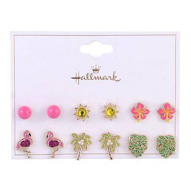 Hallmark 6 Pack Island Theme Stud Earring Set