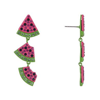 Hallmark Watermelon Linear Earrings