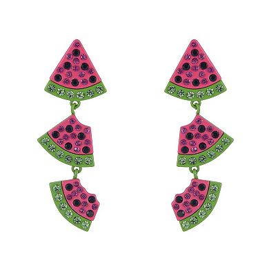 Hallmark Watermelon Linear Earrings