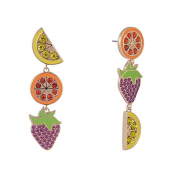 Hallmark Fruit Linear Earrings