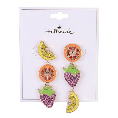 Hallmark Fruit Linear Earrings