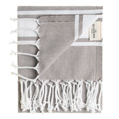 Mono Stripe Turkish Cotton Hand & Kitchen Towel Bundle