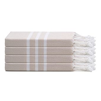 Trio Stripe Turkish Cotton Hand & Kitchen Towel Bundle